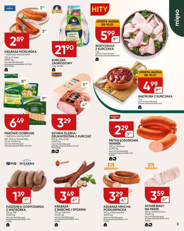 Chata Polska - gazetka promocyjna Gazetka od czwartku 08.01 do środy 14.01 - strona 3