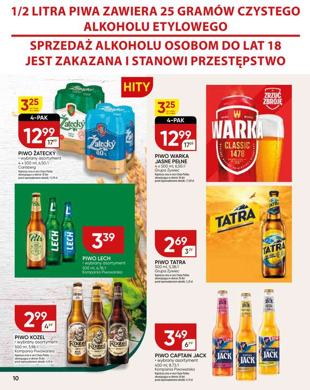 Chata Polska - gazetka promocyjna Gazetka od czwartku 08.01 do środy 14.01 - strona 10