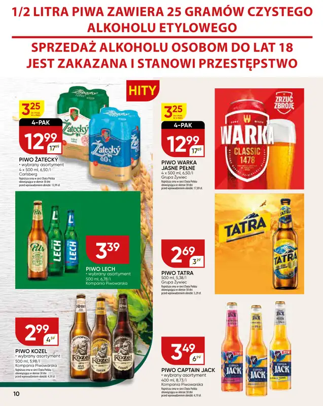 Chata Polska - gazetka promocyjna Gazetka od czwartku 08.01 do środy 14.01 - strona 10