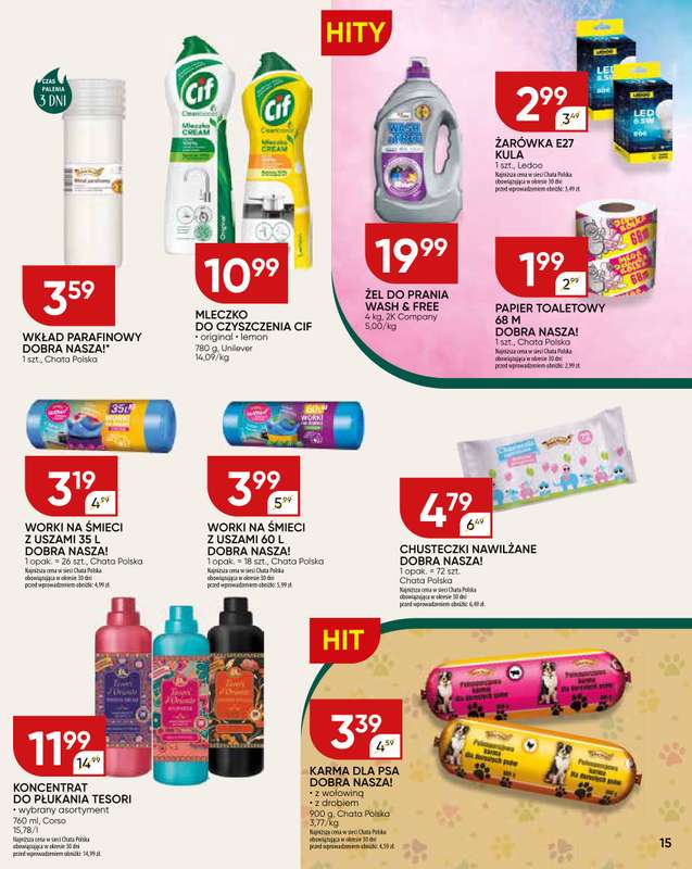 Chata Polska - gazetka promocyjna Gazetka od czwartku 08.01 do środy 14.01 - strona 15