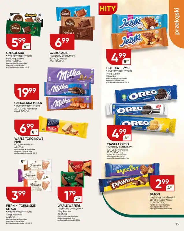 Chata Polska - gazetka promocyjna Gazetka od czwartku 08.01 do środy 14.01 - strona 13