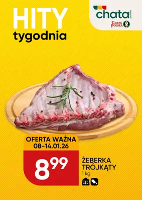 Chata Polska - gazetka promocyjna Hity tygodnia od czwartku 08.01 do środy 14.01