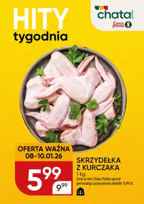 Chata Polska - gazetka promocyjna Hity tygodnia od czwartku 08.01 do soboty 10.01