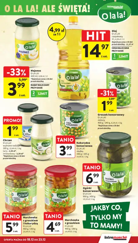 Intermarche - gazetka promocyjna Gazetka od czwartku 18.12 do wtorku 23.12 - strona 31