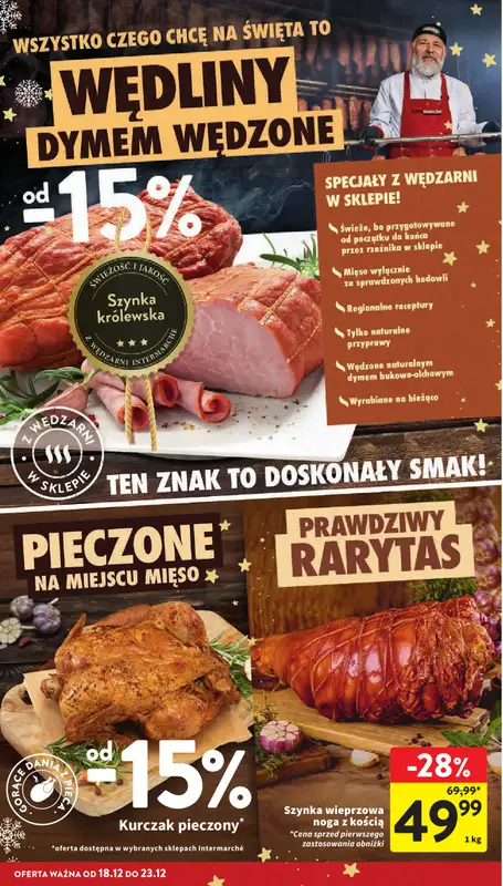 Intermarche - gazetka promocyjna Gazetka od czwartku 18.12 do wtorku 23.12 - strona 38