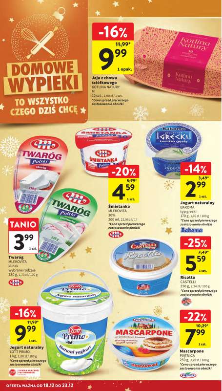 Intermarche - gazetka promocyjna Gazetka od czwartku 18.12 do wtorku 23.12 - strona 24