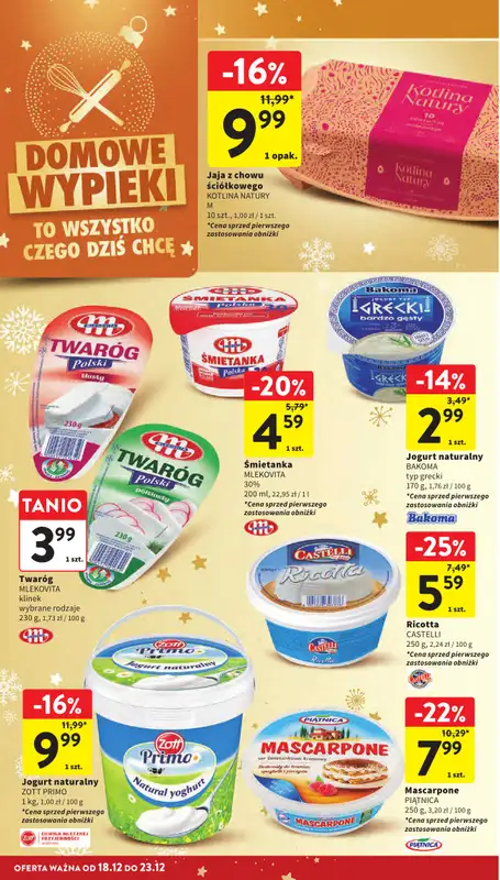 Intermarche - gazetka promocyjna Gazetka od czwartku 18.12 do wtorku 23.12 - strona 24