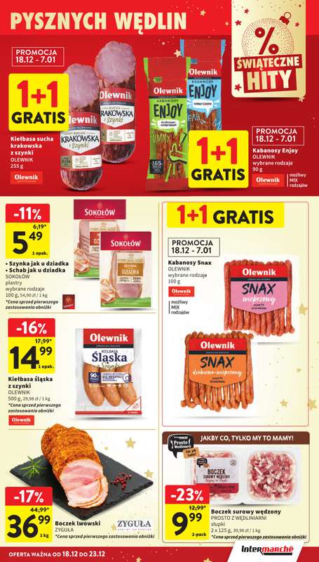 Intermarche - gazetka promocyjna Gazetka od czwartku 18.12 do wtorku 23.12 - strona 37