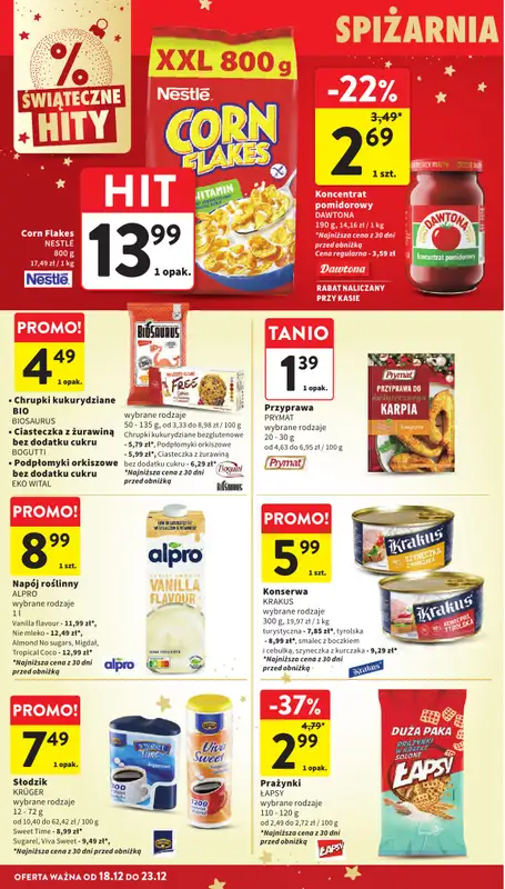 Intermarche - gazetka promocyjna Gazetka od czwartku 18.12 do wtorku 23.12 - strona 46