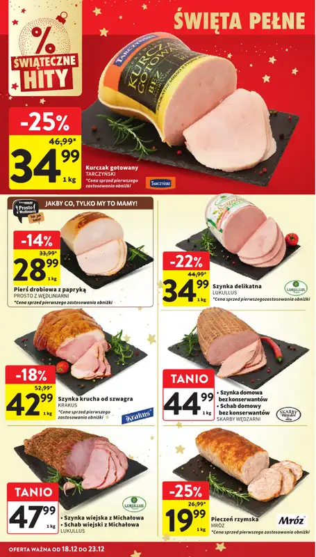 Intermarche - gazetka promocyjna Gazetka od czwartku 18.12 do wtorku 23.12 - strona 36