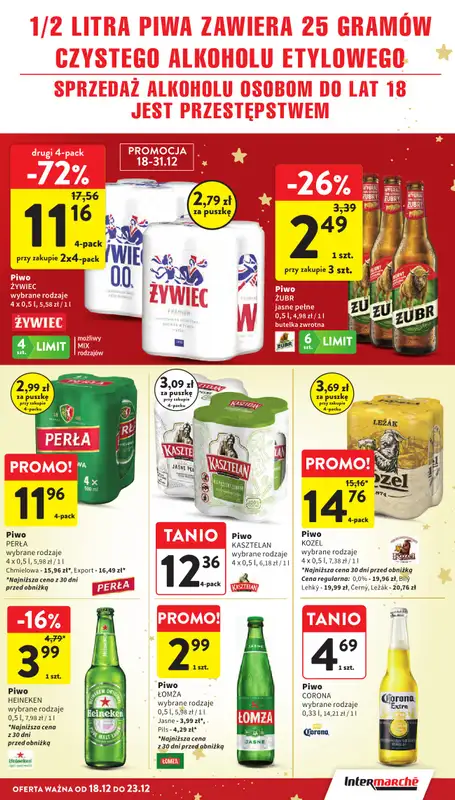 Intermarche - gazetka promocyjna Gazetka od czwartku 18.12 do wtorku 23.12 - strona 51