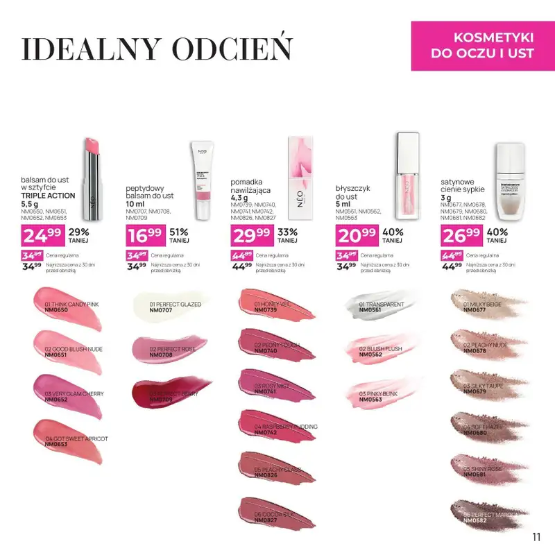 NEONAIL & NEO MAKE UP - gazetka promocyjna Znajdź swój odcień z NEONAIL od poniedziałku 22.12 do środy 24.12 - strona 3