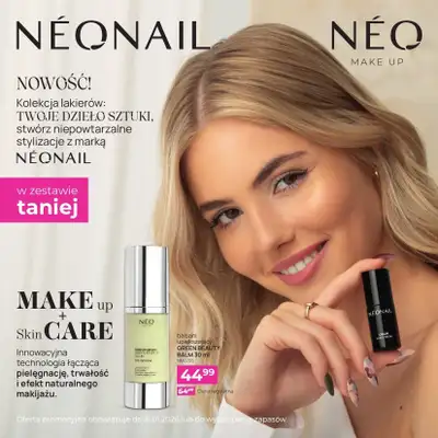 NEONAIL & NEO MAKE UP - gazetka promocyjna Znajdź swój odcień z NEONAIL od poniedziałku 22.12 do środy 24.12