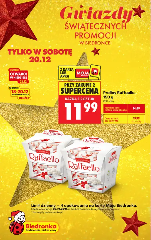 Biedronka - gazetka promocyjna Gwiazdy świątecznych promocji od soboty 20.12 do soboty 20.12 - strona 7