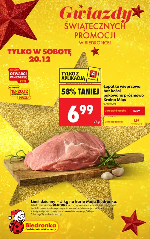 Biedronka - gazetka promocyjna Gwiazdy świątecznych promocji od soboty 20.12 do soboty 20.12 - strona 5