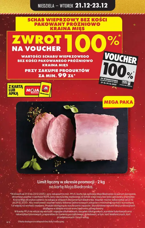 Biedronka - gazetka promocyjna Od niedzieli od niedzieli 21.12 do soboty 27.12 - strona 4
