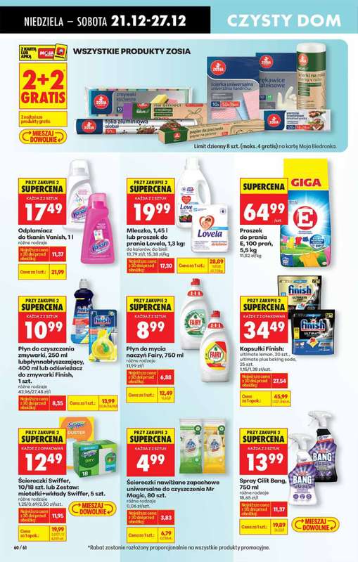 Biedronka - gazetka promocyjna Od niedzieli od niedzieli 21.12 do soboty 27.12 - strona 60