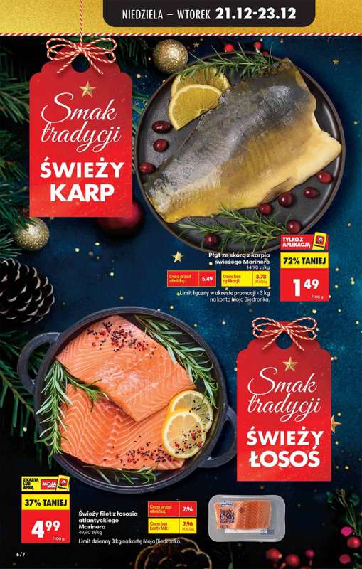 Biedronka - gazetka promocyjna Od niedzieli od niedzieli 21.12 do soboty 27.12 - strona 6