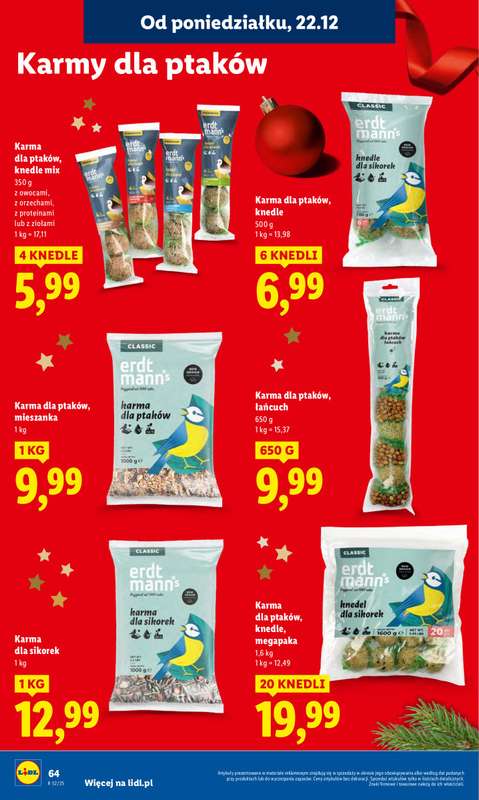 Lidl - gazetka promocyjna Oferta od poniedziałku od poniedziałku 22.12 do wtorku 23.12 - strona 66