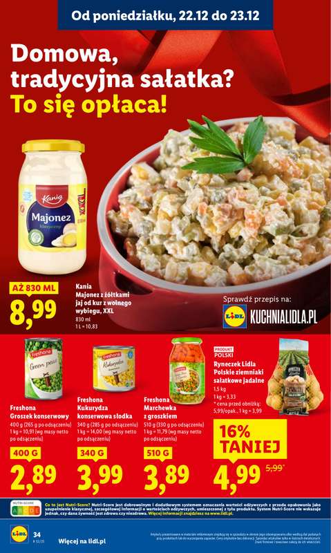 Lidl - gazetka promocyjna Oferta od poniedziałku od poniedziałku 22.12 do wtorku 23.12 - strona 36