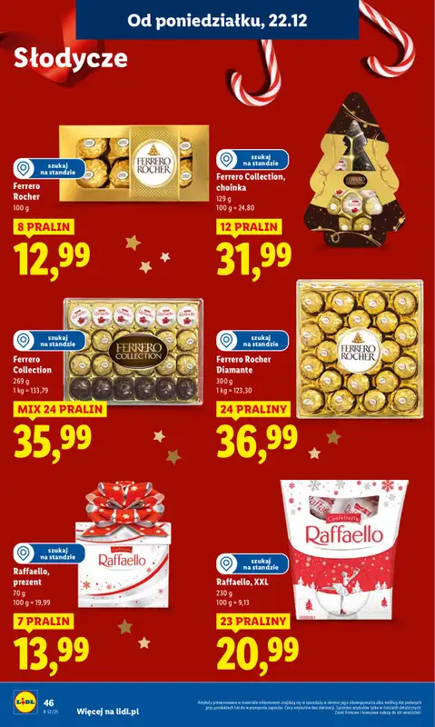 Lidl - gazetka promocyjna Oferta od poniedziałku od poniedziałku 22.12 do wtorku 23.12 - strona 48