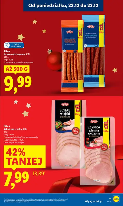 Lidl - gazetka promocyjna Oferta od poniedziałku od poniedziałku 22.12 do wtorku 23.12 - strona 11
