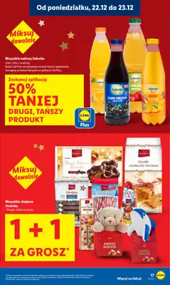 Lidl - gazetka promocyjna Oferta od poniedziałku od poniedziałku 22.12 do wtorku 23.12 - strona 17