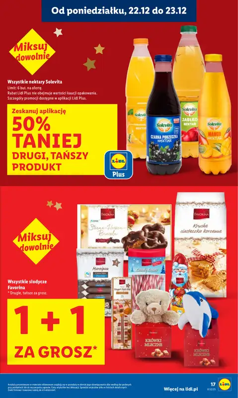 Lidl - gazetka promocyjna Oferta od poniedziałku od poniedziałku 22.12 do wtorku 23.12 - strona 17