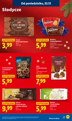 Lidl - gazetka promocyjna Oferta od poniedziałku od poniedziałku 22.12 do wtorku 23.12 - strona 45
