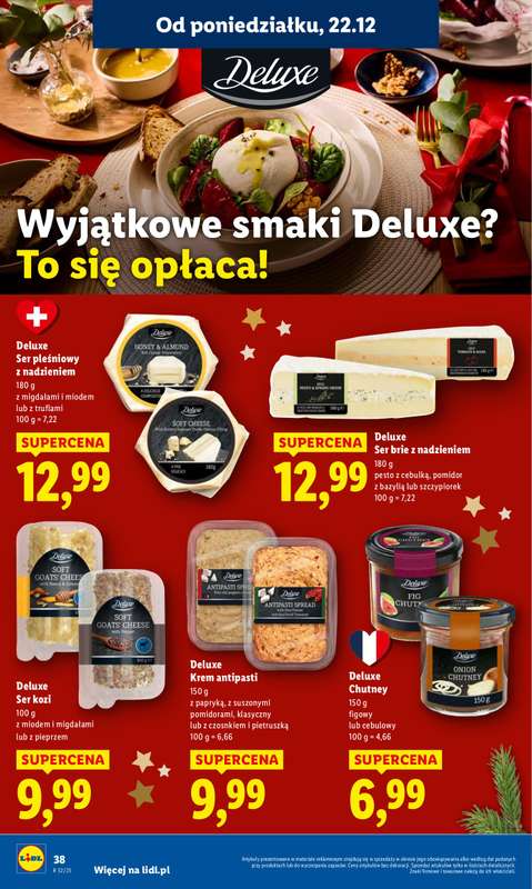 Lidl - gazetka promocyjna Oferta od poniedziałku od poniedziałku 22.12 do wtorku 23.12 - strona 40