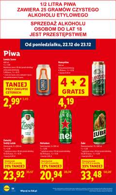 Lidl - gazetka promocyjna Oferta od poniedziałku od poniedziałku 22.12 do wtorku 23.12 - strona 56