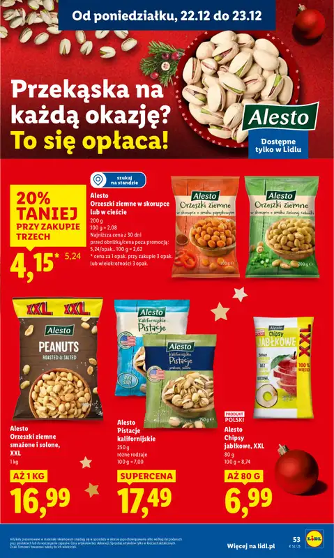 Lidl - gazetka promocyjna Oferta od poniedziałku od poniedziałku 22.12 do wtorku 23.12 - strona 55