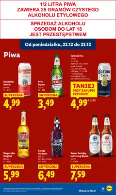 Lidl - gazetka promocyjna Oferta od poniedziałku od poniedziałku 22.12 do wtorku 23.12 - strona 57