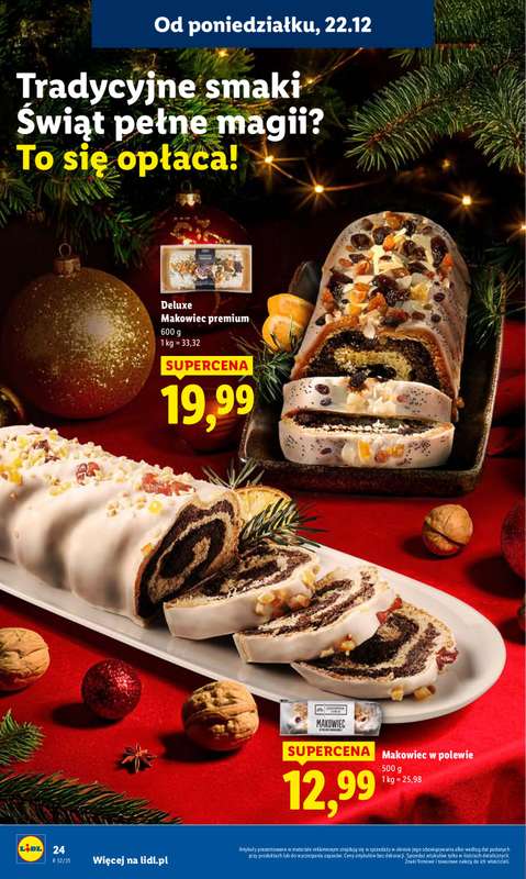 Lidl - gazetka promocyjna Oferta od poniedziałku od poniedziałku 22.12 do wtorku 23.12 - strona 26