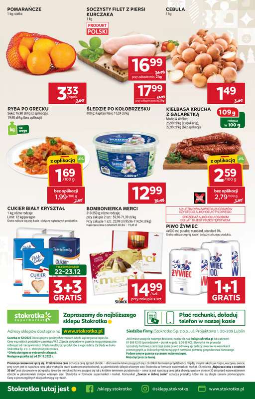 Stokrotka - gazetka promocyjna Gazetka Supermarket od poniedziałku 22.12 do niedzieli 28.12 - strona 43
