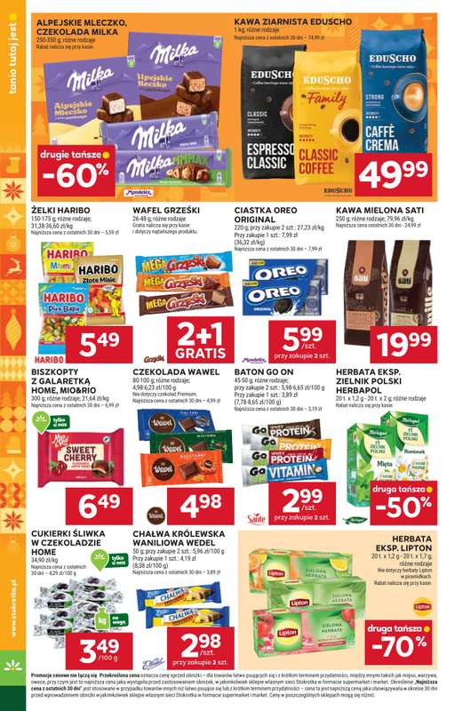 Stokrotka - gazetka promocyjna Gazetka Supermarket od poniedziałku 22.12 do niedzieli 28.12 - strona 20