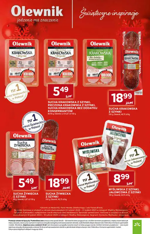 Stokrotka - gazetka promocyjna Gazetka Supermarket od poniedziałku 22.12 do niedzieli 28.12 - strona 15