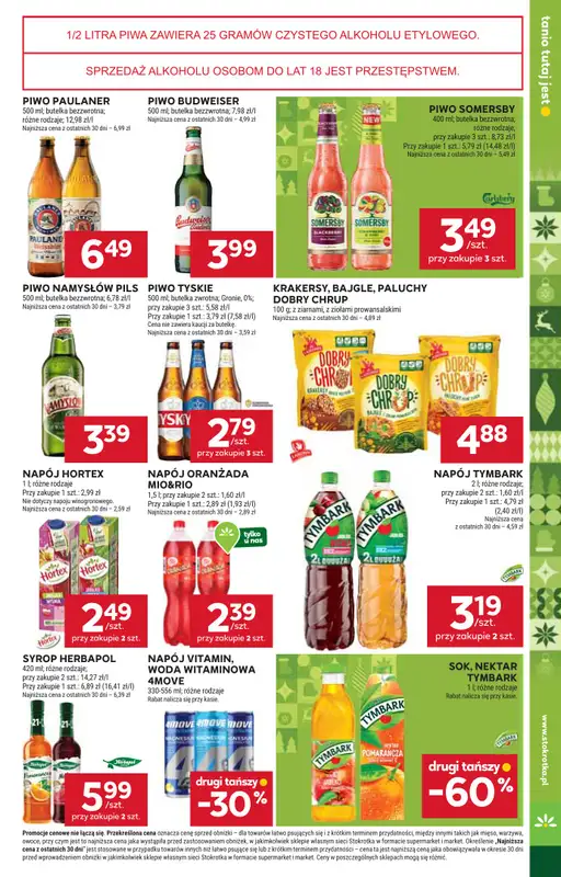 Stokrotka - gazetka promocyjna Gazetka Supermarket od poniedziałku 22.12 do niedzieli 28.12 - strona 33