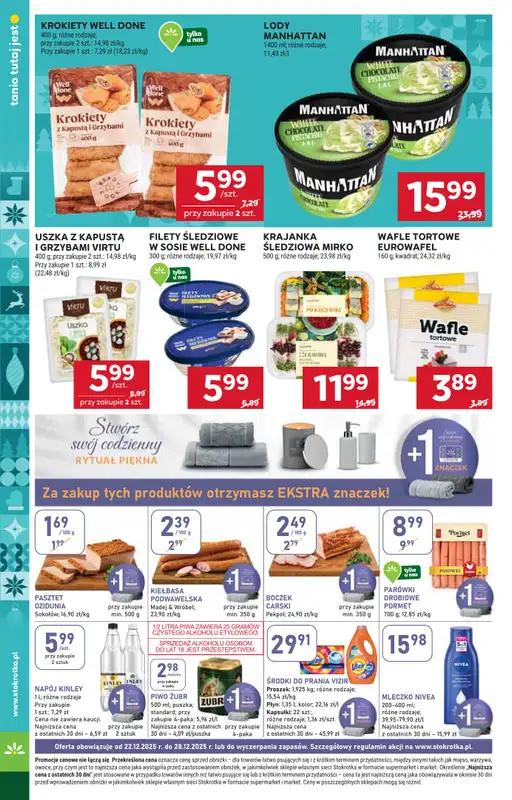 Stokrotka - gazetka promocyjna Gazetka Market od poniedziałku 22.12 do niedzieli 28.12 - strona 18