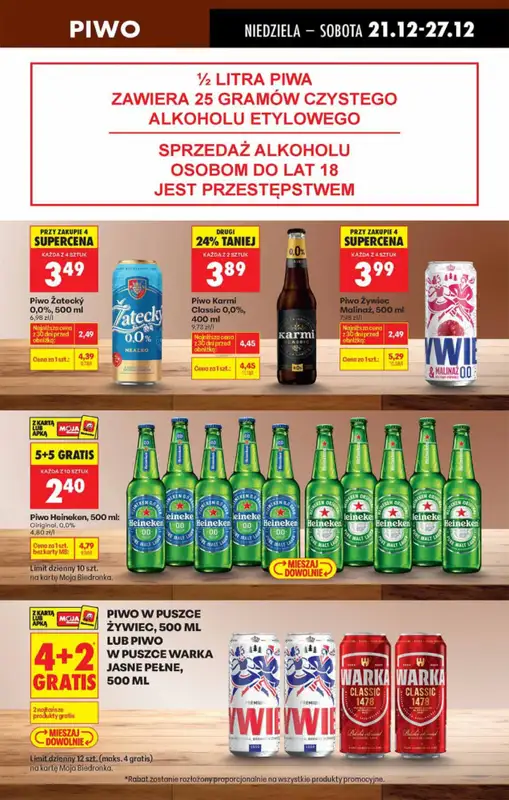 Biedronka - gazetka promocyjna Od niedzieli, Z ladą tradycyjną od niedzieli 21.12 do soboty 27.12 - strona 54