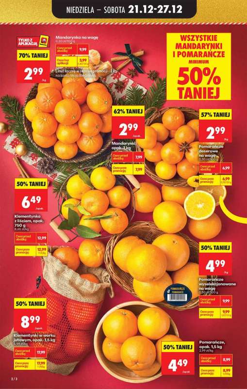 Biedronka - gazetka promocyjna Od niedzieli, Z ladą tradycyjną od niedzieli 21.12 do soboty 27.12 - strona 2