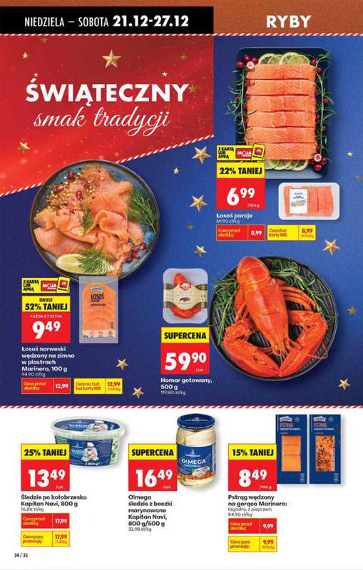 Biedronka - gazetka promocyjna Od niedzieli, Z ladą tradycyjną od niedzieli 21.12 do soboty 27.12 - strona 35