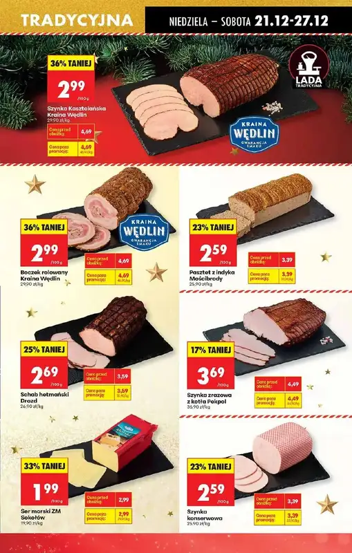 Biedronka - gazetka promocyjna Od niedzieli, Z ladą tradycyjną od niedzieli 21.12 do soboty 27.12 - strona 31
