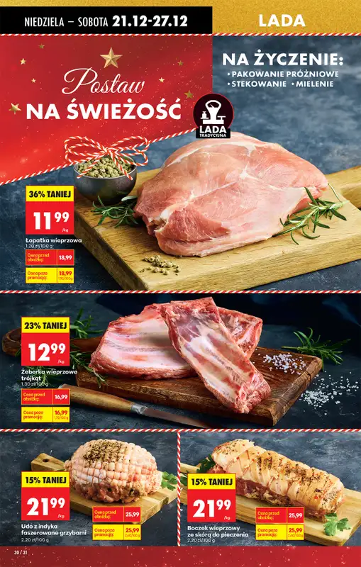 Biedronka - gazetka promocyjna Gazetka, Z ladą tradycyjną od niedzieli 21.12 do soboty 27.12 - strona 34
