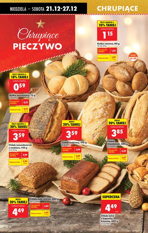 Biedronka - gazetka promocyjna Gazetka, Z ladą tradycyjną od niedzieli 21.12 do soboty 27.12 - strona 32