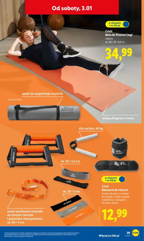 Lidl - gazetka promocyjna Katalog od poniedziałku 29.12 do soboty 03.01 - strona 45