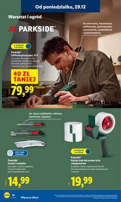 Lidl - gazetka promocyjna Katalog od poniedziałku 29.12 do soboty 03.01 - strona 14
