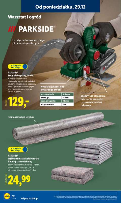 Lidl - gazetka promocyjna Katalog od poniedziałku 29.12 do soboty 03.01 - strona 12
