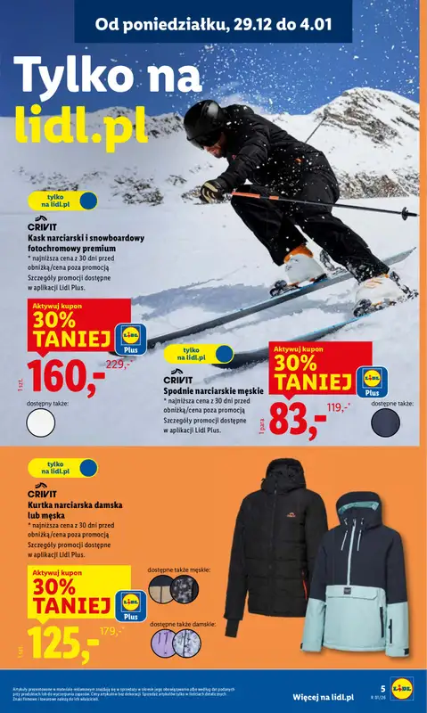 Lidl - gazetka promocyjna Katalog od poniedziałku 29.12 do soboty 03.01 - strona 5