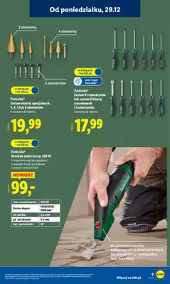 Lidl - gazetka promocyjna Katalog od poniedziałku 29.12 do soboty 03.01 - strona 9